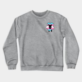 Proud Trans Rainbow Sheep Crewneck Sweatshirt